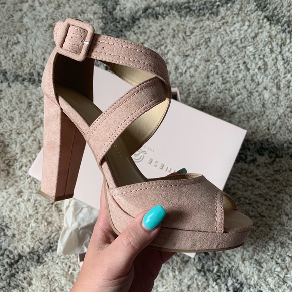 Chinese Laundry Shoes - NIB Chinese Laundry Abigail Platform Sandal -Blush
